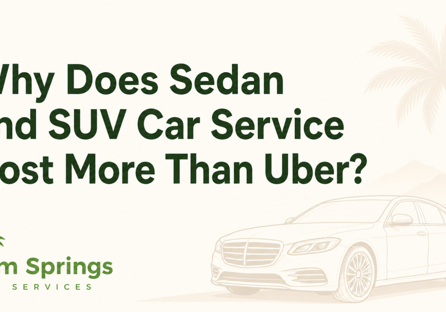 Why Does Sedan and SUV Car Service Cost More Than Uber?