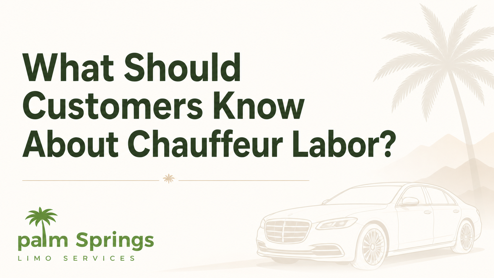 Chauffeur Time and Vehicle Prep: Important Cost Facts 2026